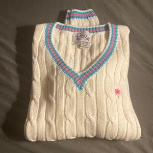 Light cream Lilly sweater. Ladies Medium. New condition.